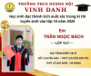 Thủ khoa Trần Ngọc Bách - Lớp 9A7 đạt thành tích xuất sắc trong kỳ thi THPT năm 2025